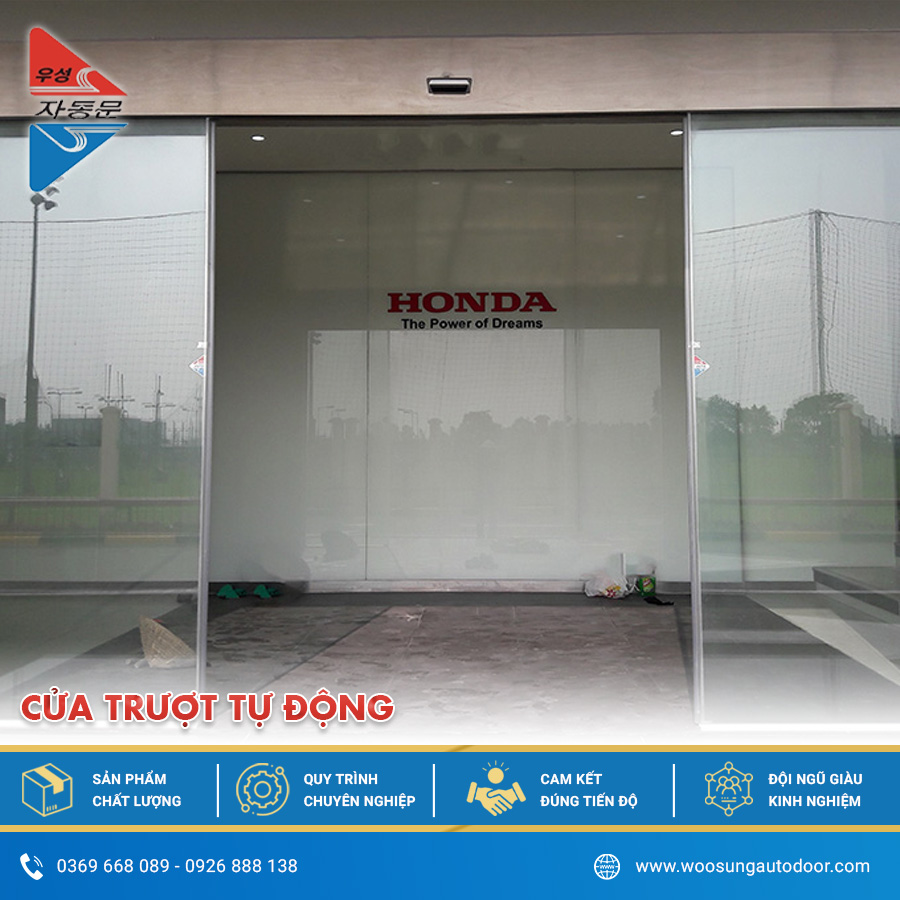Mẫu cửa trượt tự động cảm biến cao cấp